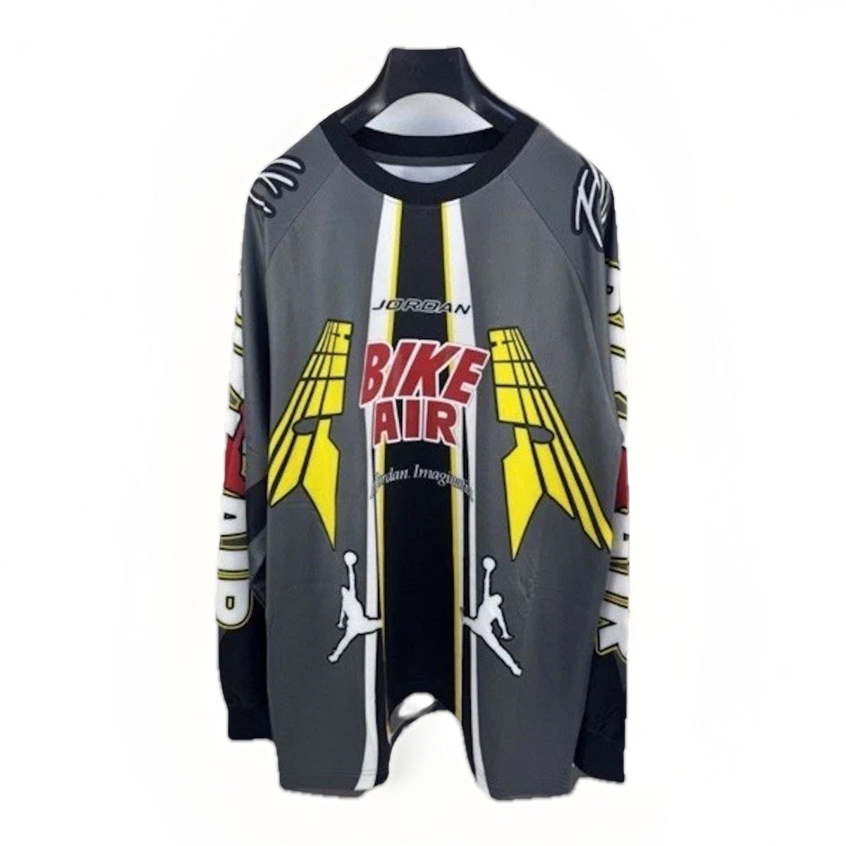 Jordan Nigel Sylvester Bike Logo Printed Long Sleeve T-Shirt, photo 1