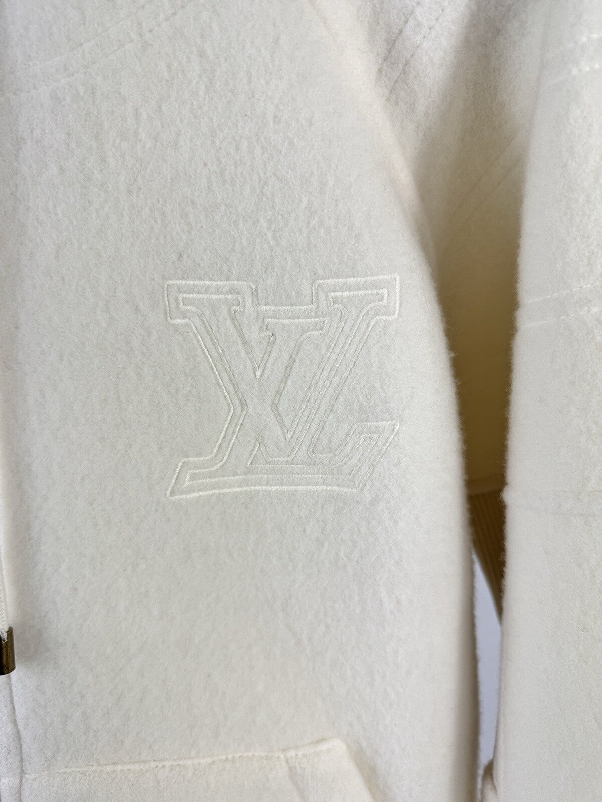 Louis Vuitton x Pharrell Textured Wool Zip Up Jumper And Trouser Set XL/L, photo 6