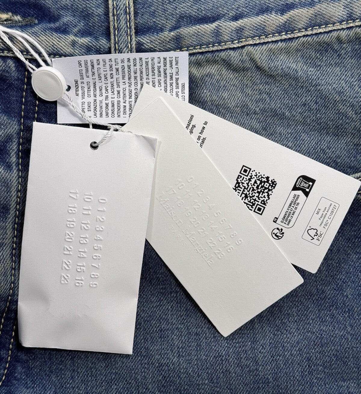 Maison Margiela Panelled Straight Leg Baggy Jeans, photo 13