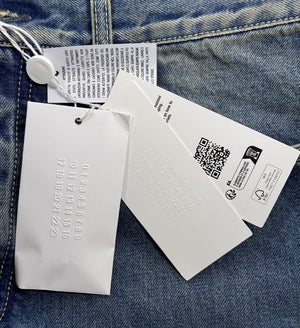 Maison Margiela Panelled Straight Leg Baggy Jeans، الصورة 13