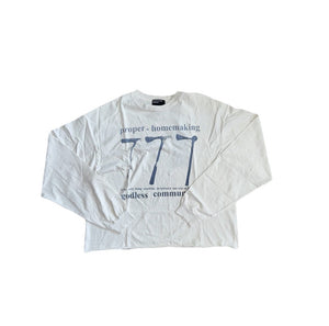 Enfants Riches Deprimes Proper Homemaker Print Long Sleeve T-Shirt، الصورة 1