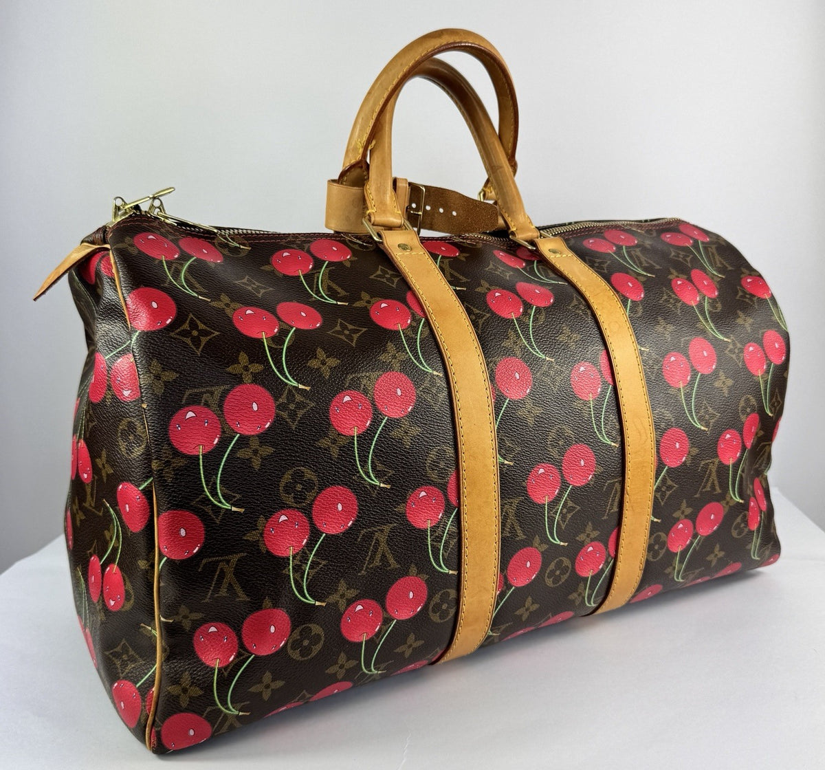 Louis Vuitton x Takashi Murakami Cherry Monogram 45 Keepall Duffle 2005 Cerises, photo 1