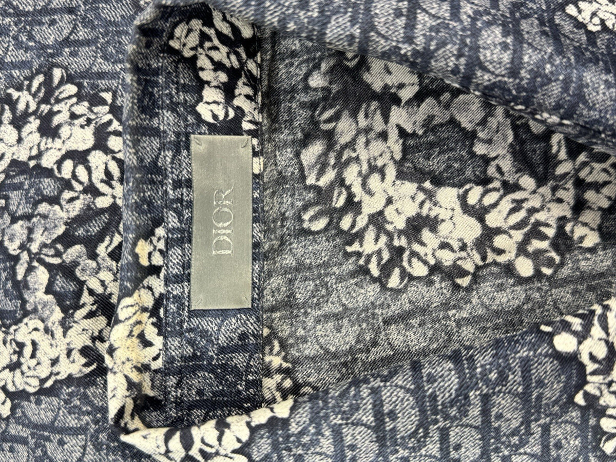 Dior x Denim Tears Oblique Print Silk Shirt, photo 4