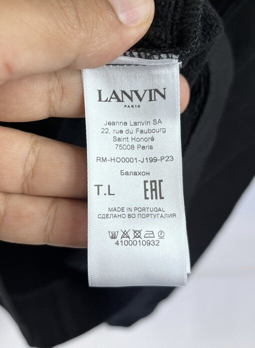 Lanvin Lace Embroidered Logo Hoodie, photo 8