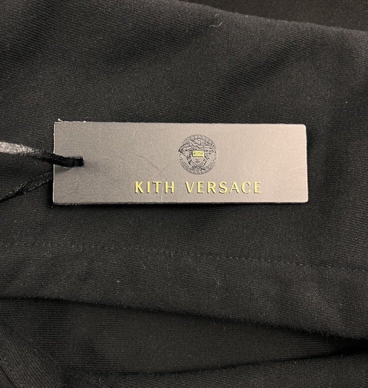 Versace x Kith Black Greek Key Logo Hoodie, photo 12