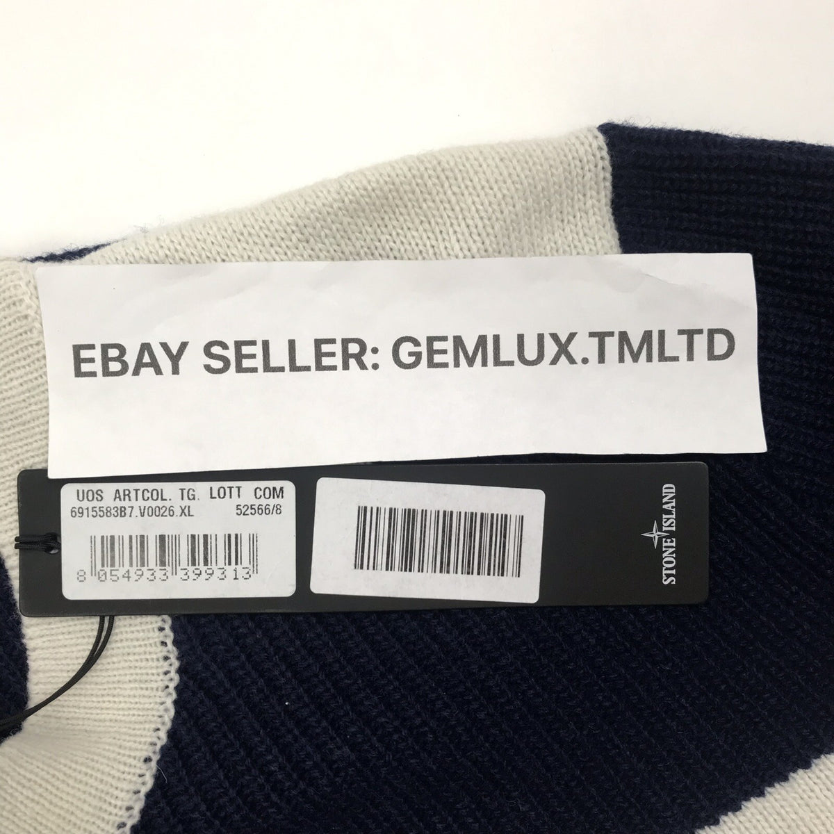 Stone Island Logo Block Knitted Jumper, photo 7