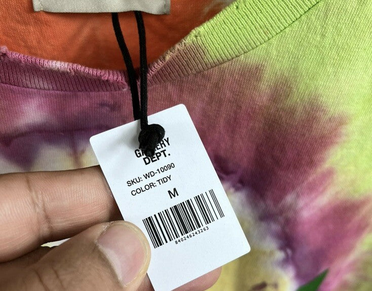 Gallery Dept Tie Dye Leaf Print T-Shirt, photo 4
