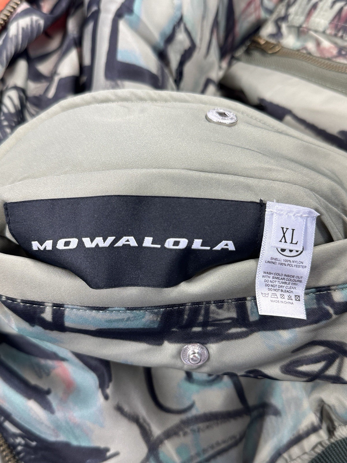 Mowalola New York Graffiti Oversized Reversible Jacket, photo 11