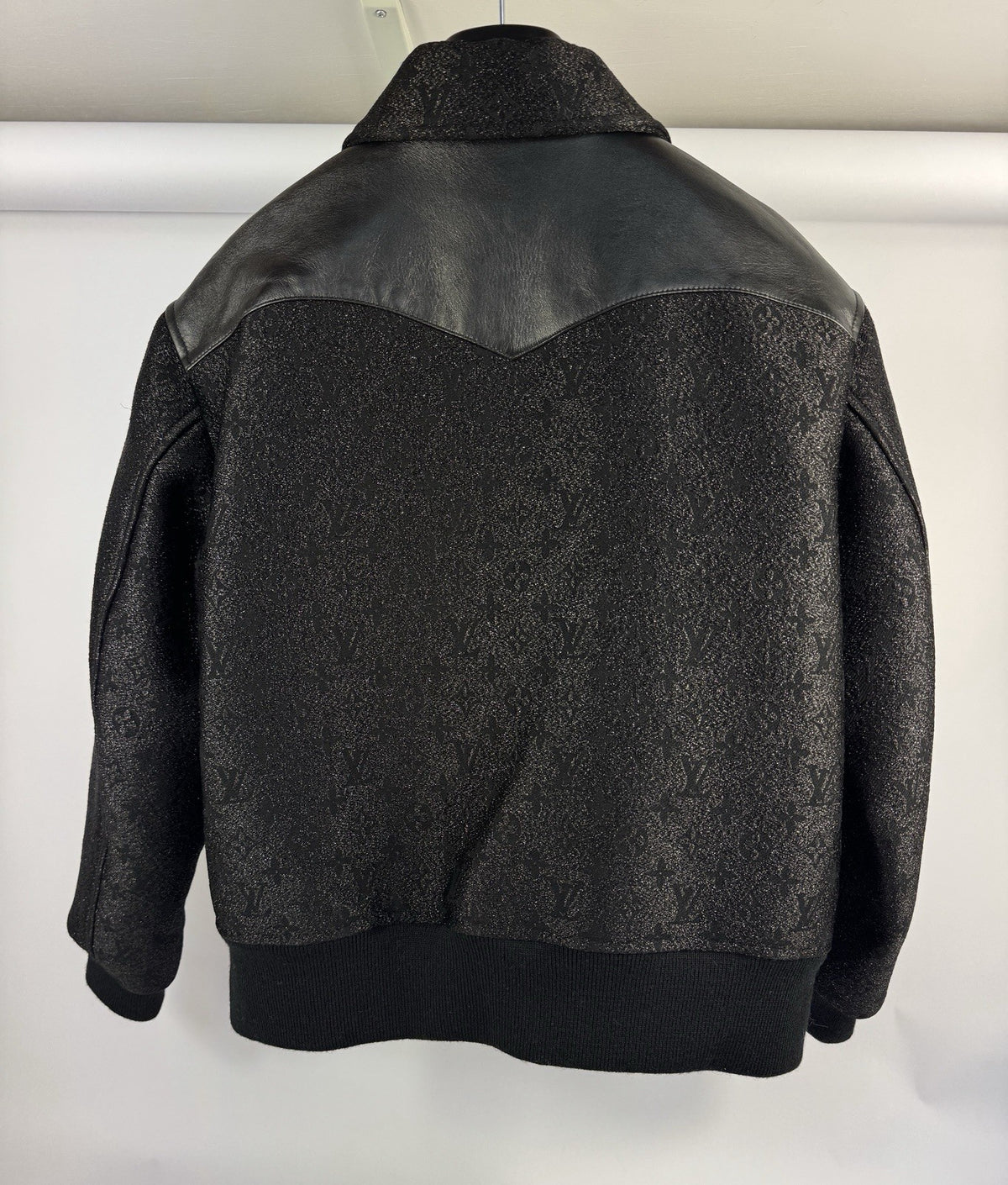 Louis Vuitton Glitter Monogram Bomber Jacket FW22/23, photo 6