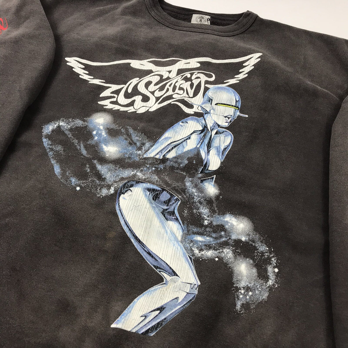 Saint Michael x Hajime Sorayama Faded Black Sweatshirt, photo 3