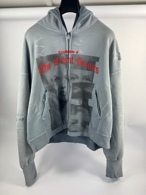 The Sekrit Saint Compliments Distressed Zip Up Hoodie（写真3）