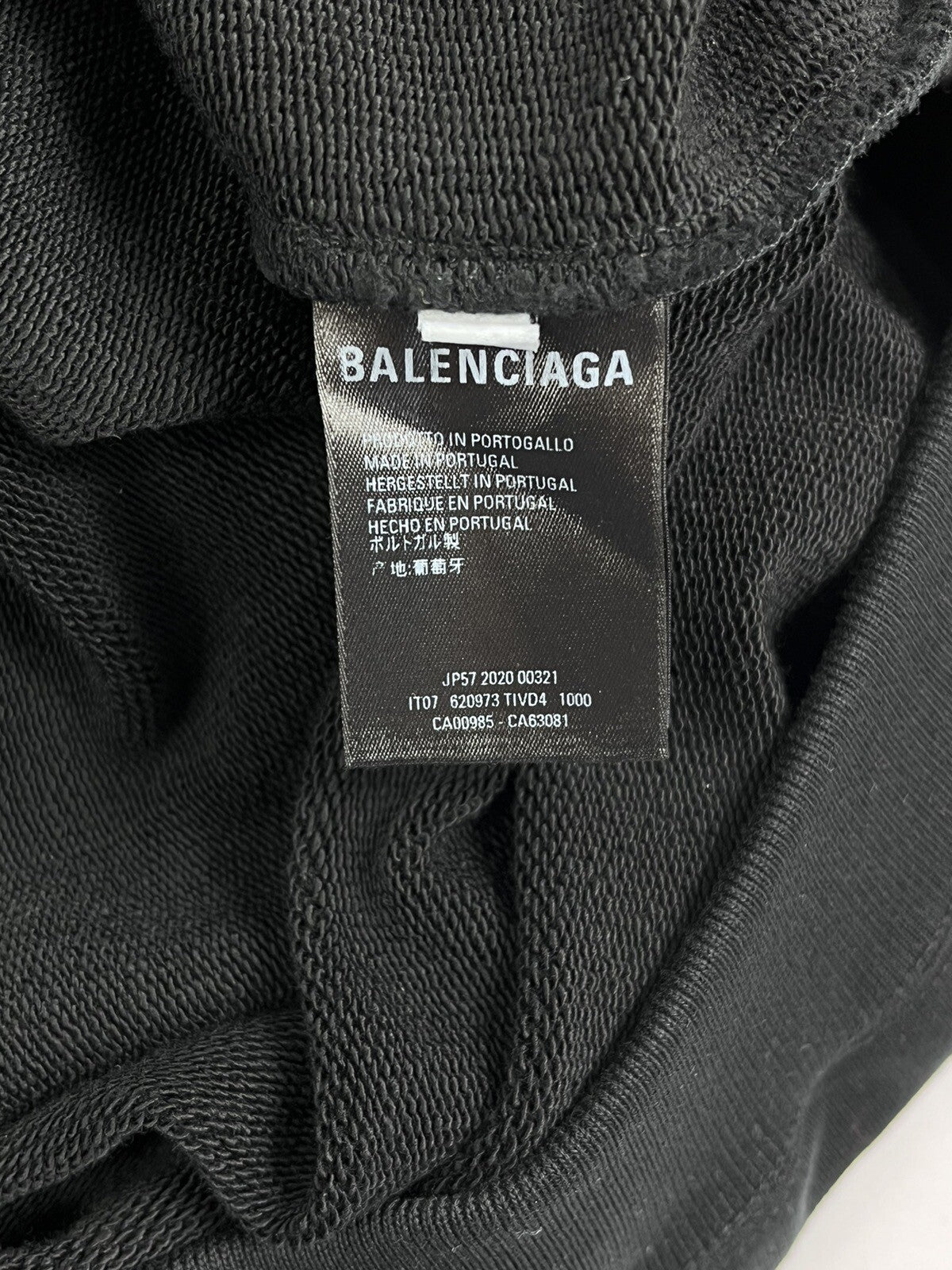 Balenciaga Gym Print Logo Oversized Men’s Hoodie, photo 6
