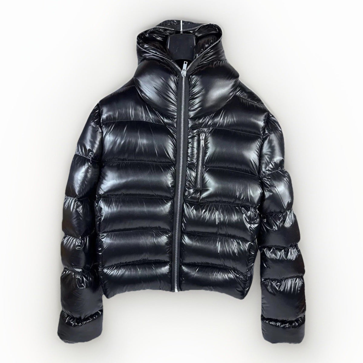 Rick Owens Puffer Jacket With A Full Zip Detail, photo 1
