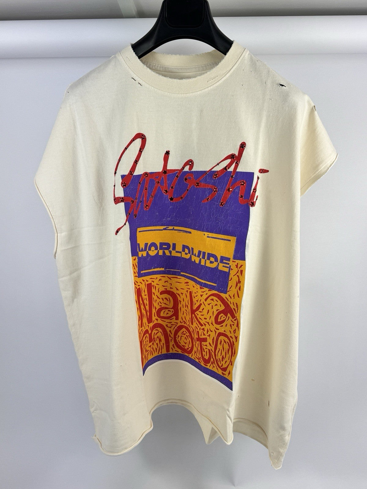 Satoshi Nakamoto Worldwide Cut-Off T-Shirt, photo 2