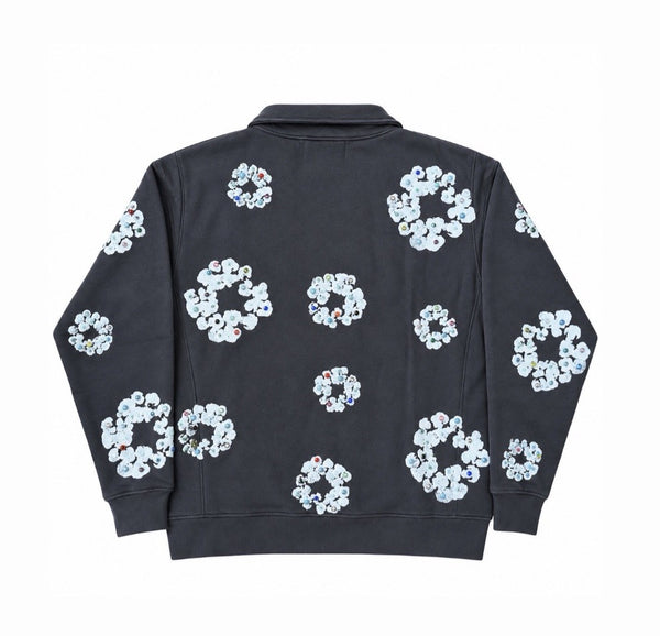 Denim Tears Logo Gemstones Half Zip Sweatshirt, photo 2