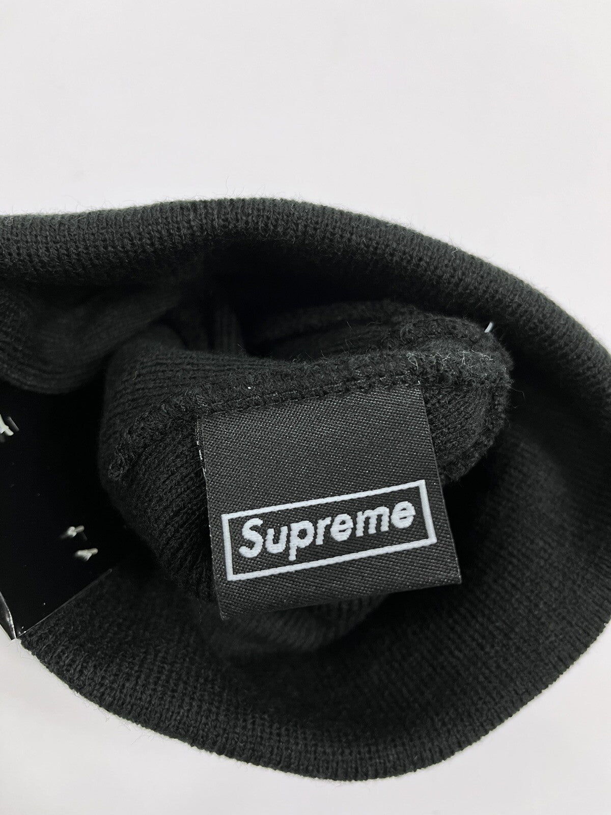 Supreme Bandana Box Logo Black Beanie Hat, photo 4