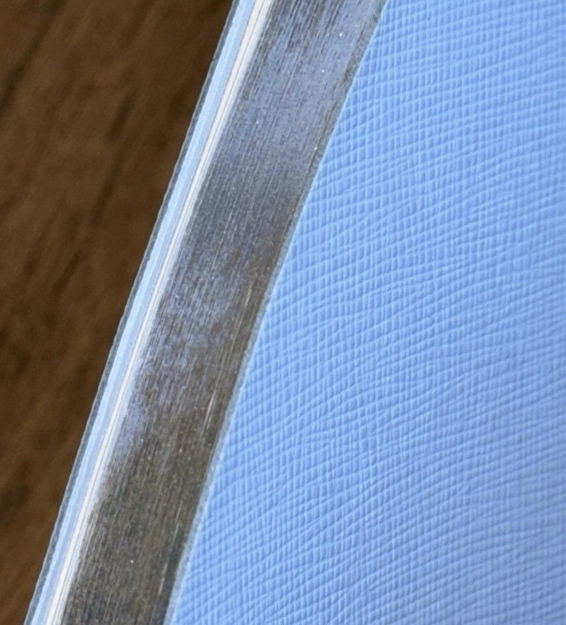 Montblanc x Daniel Arsham Studios Baby Blue Leather Notebook, photo 5