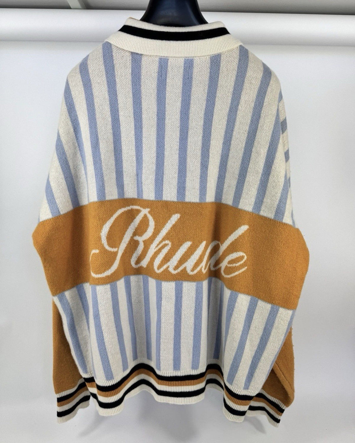 Rhude Logo Print Polo Jumper, photo 4