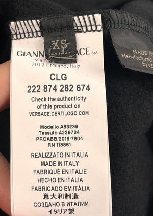 Versace x Kith Black Greek Key Logo Hoodie, photo 7