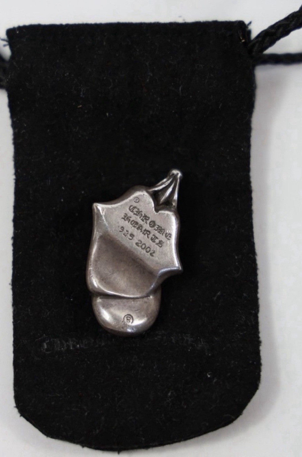 Chrome Hearts x The Rolling Stones Sterling Silver Factory Set Diamond Pendant, photo 6