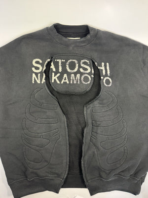Satoshi Nakamoto Bone Crewneck Sweater، الصورة 4