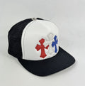 Chrome Hearts Cross Patch Logo Trucker Cap، الصورة 3