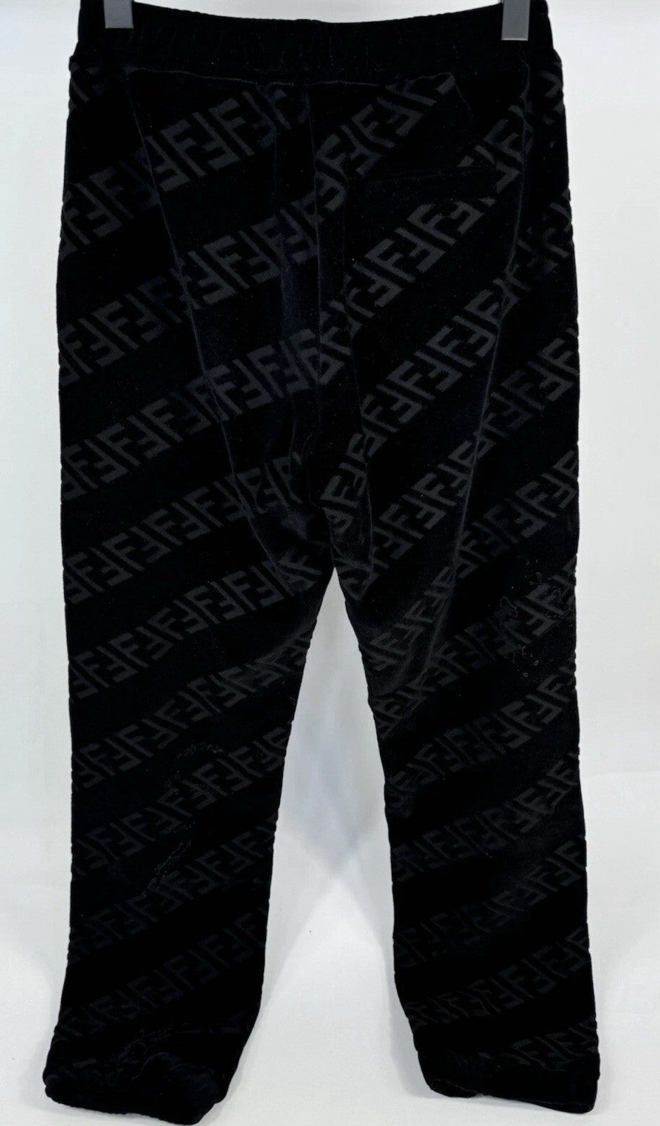 Fendi Logo Print Velvet Jumper & Joggers Set, photo 14