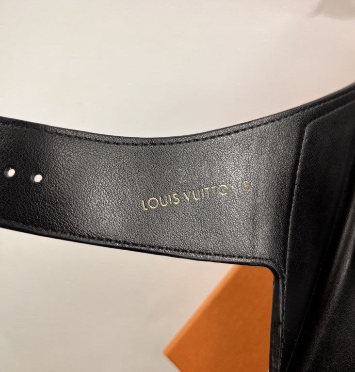 Louis Vuitton by Virgil Abloh Black Slip On Mules, photo 9