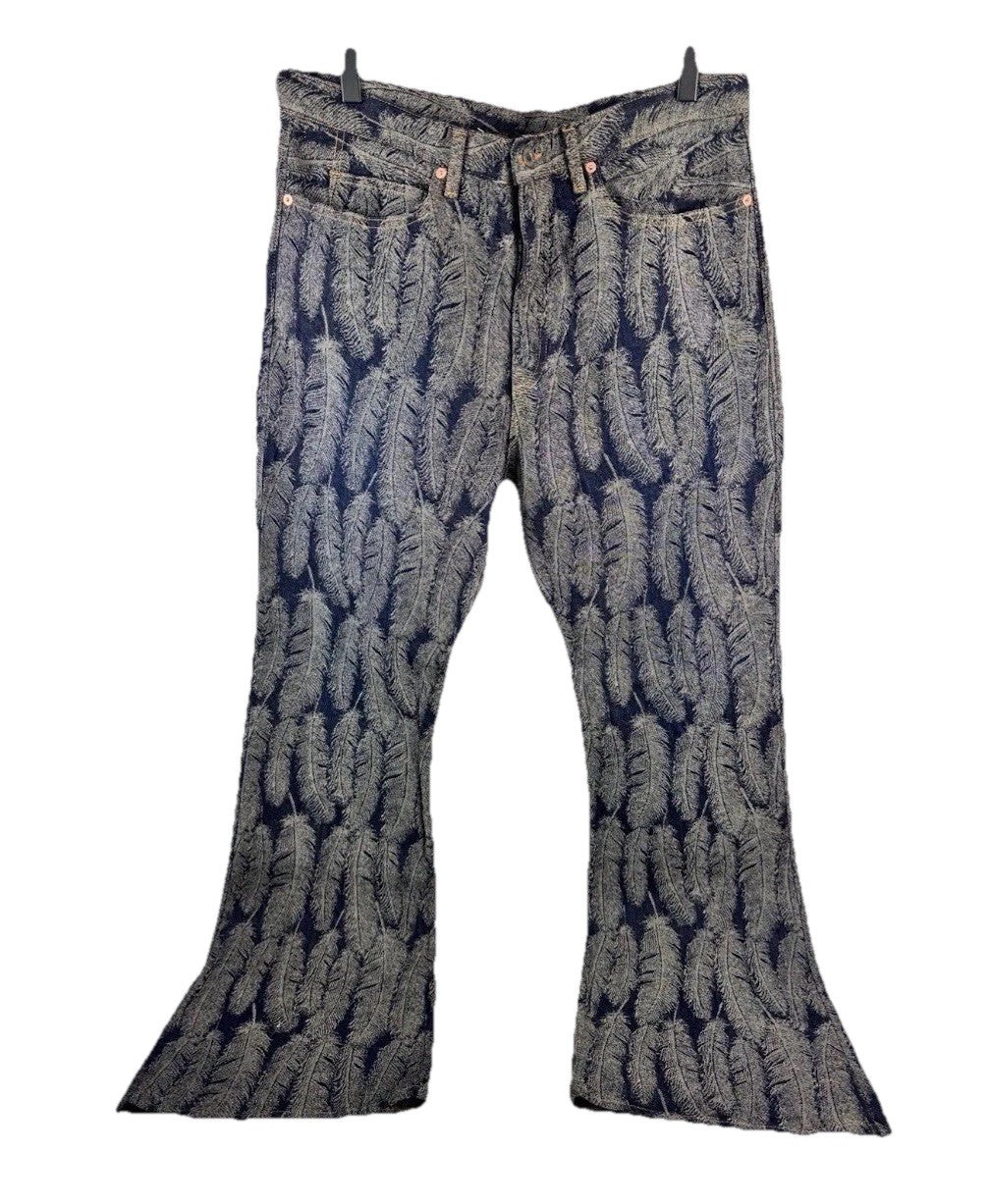 Kapital Magpie Slim Fit Flared Jacquard Jeans, photo 1