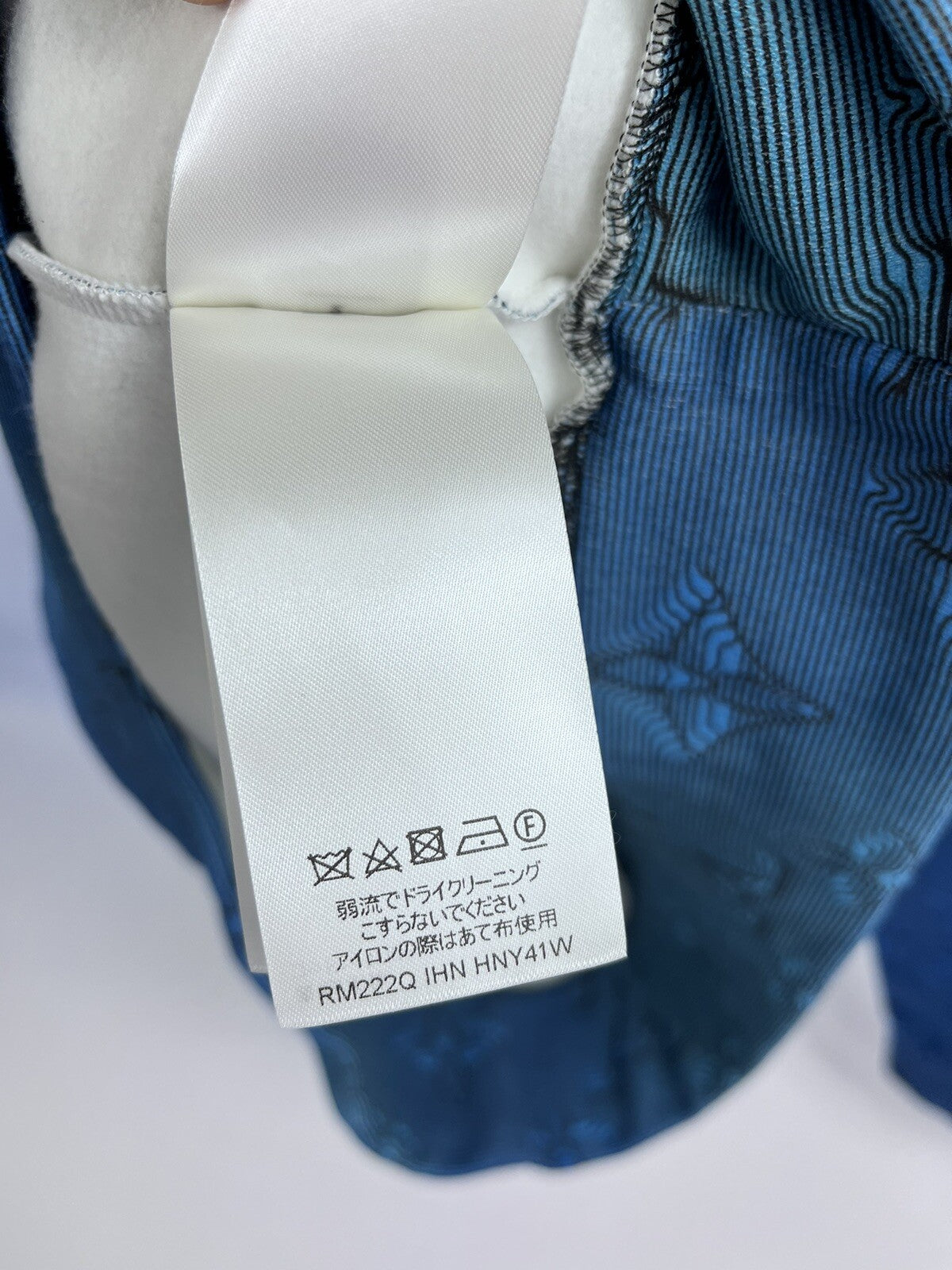 Louis Vuitton x Virgil Abloh Illusion 2054 Blue Hoodie, photo 16