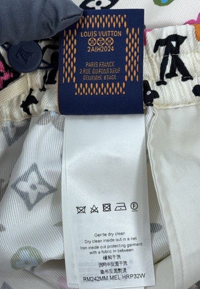 Louis Vuitton x Tyler The Creator Monogram Silk Shorts, photo 8