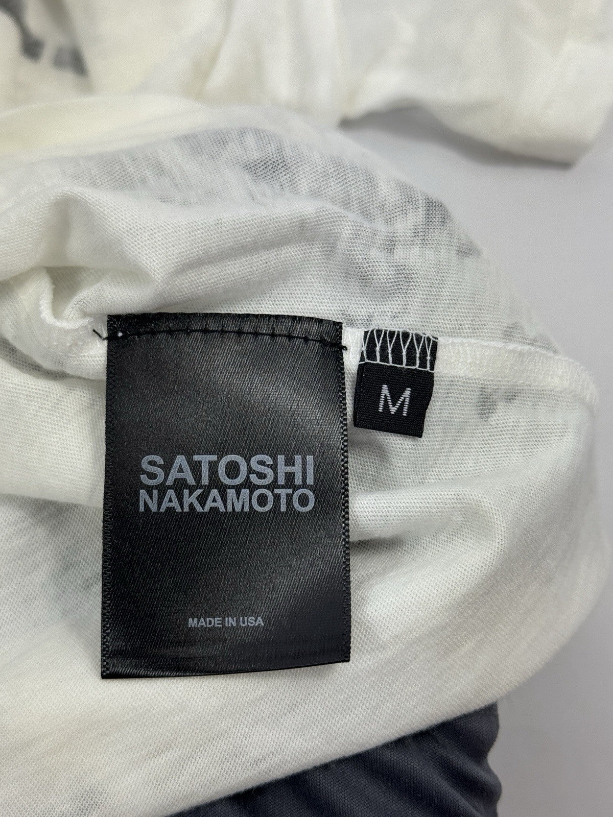 Satoshi Nakamoto I Love Satoshi Print T-Shirt, photo 5