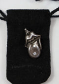 Chrome Hearts x The Rolling Stones Sterling Silver Factory Set Diamond Pendant، الصورة 3