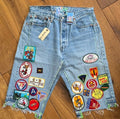 Better With Age Gentlemen’s Triple Wide Long Denim Shorts, photo 3