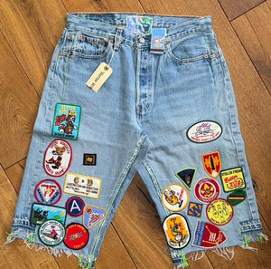 Better With Age Gentlemen’s Triple Wide Long Denim Shorts, photo 3