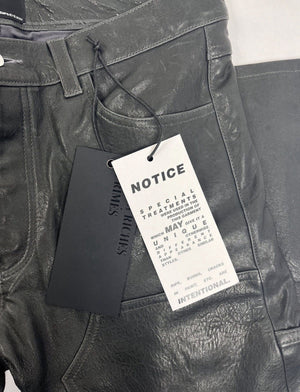 Enfants Riches Deprimes Soft Leather Slim Fit Panelled Trousers（写真13）