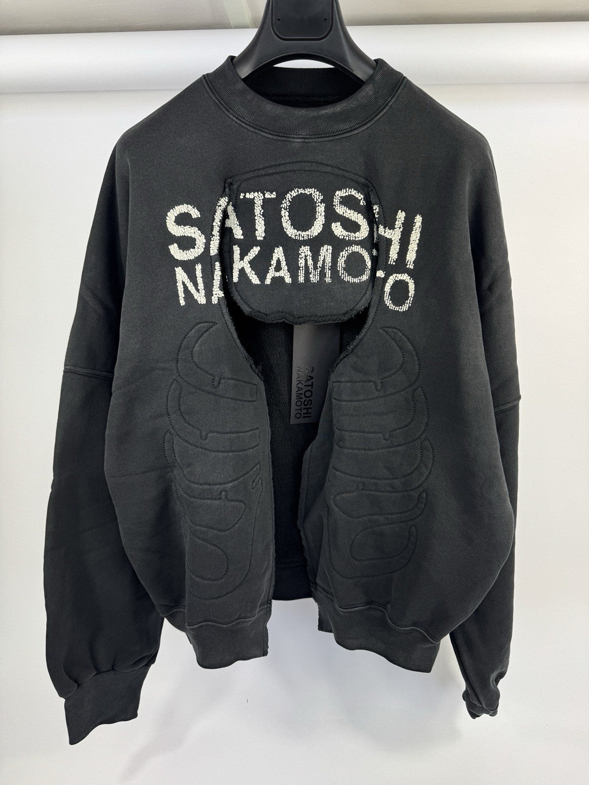 Satoshi Nakamoto Bone Crewneck Sweater, photo 2