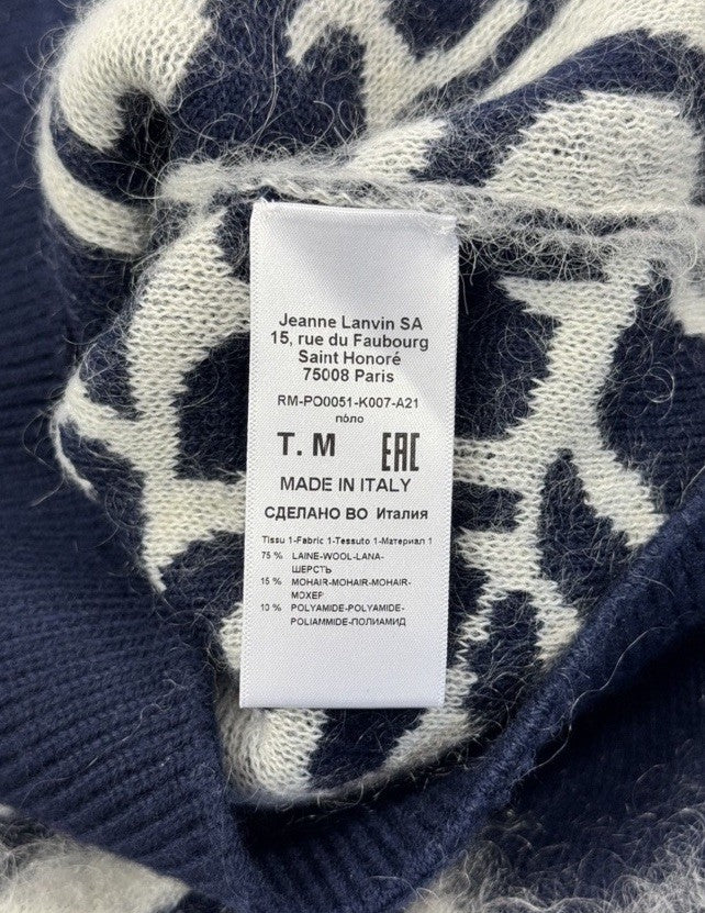Lanvin Logo Print Crewneck Oversized Sweater, photo 5