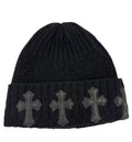 Chrome Hearts Leather Cross Patch Beanie, photo 1