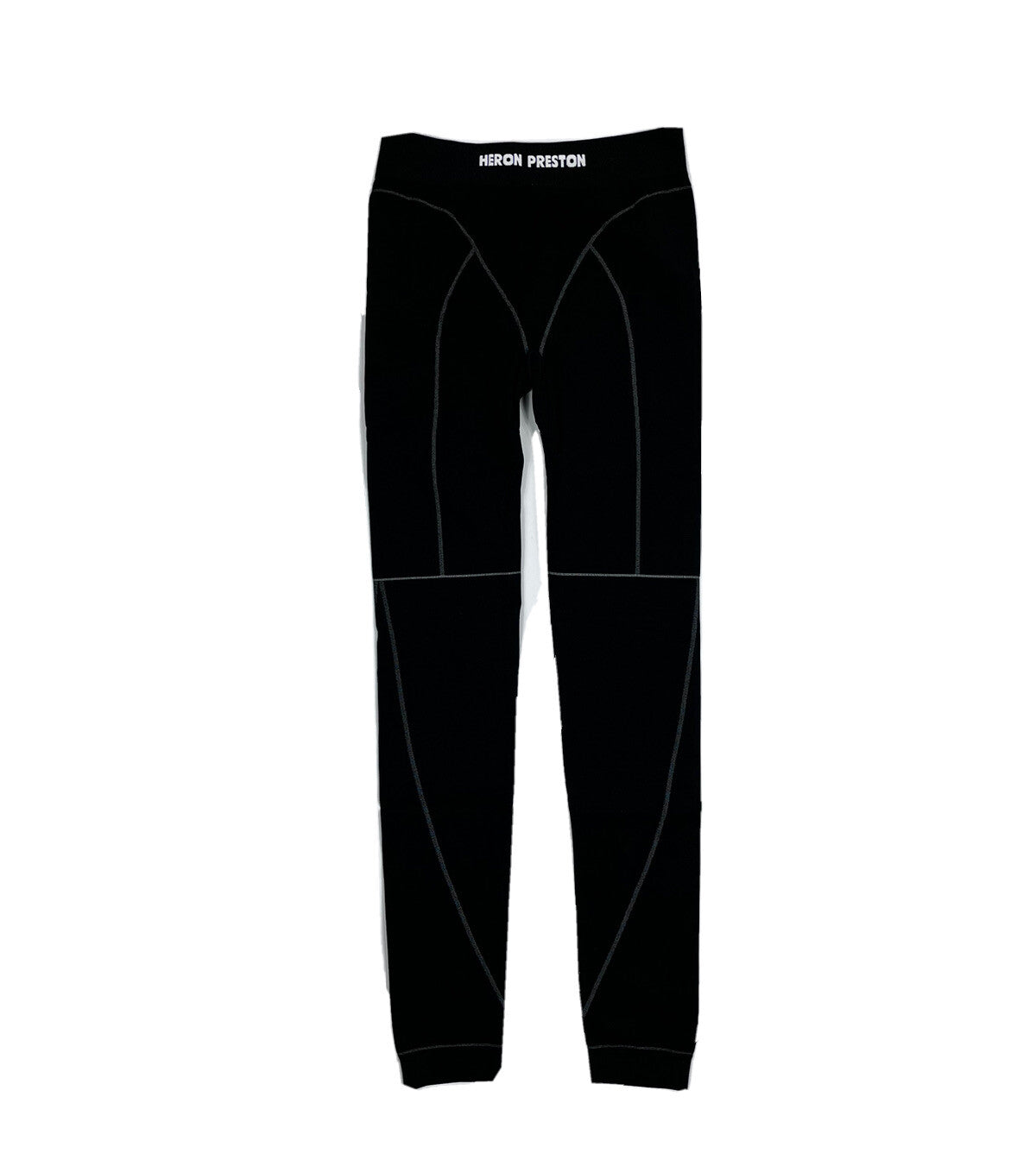 Heron Preston Active Leggings Logo Black White, photo 2