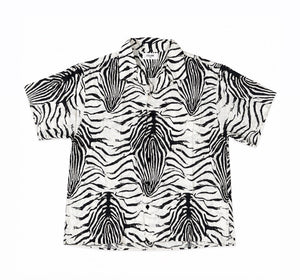 Celine Loose Hawaiian Shirt In Viscose With Zebra Print, photo 2