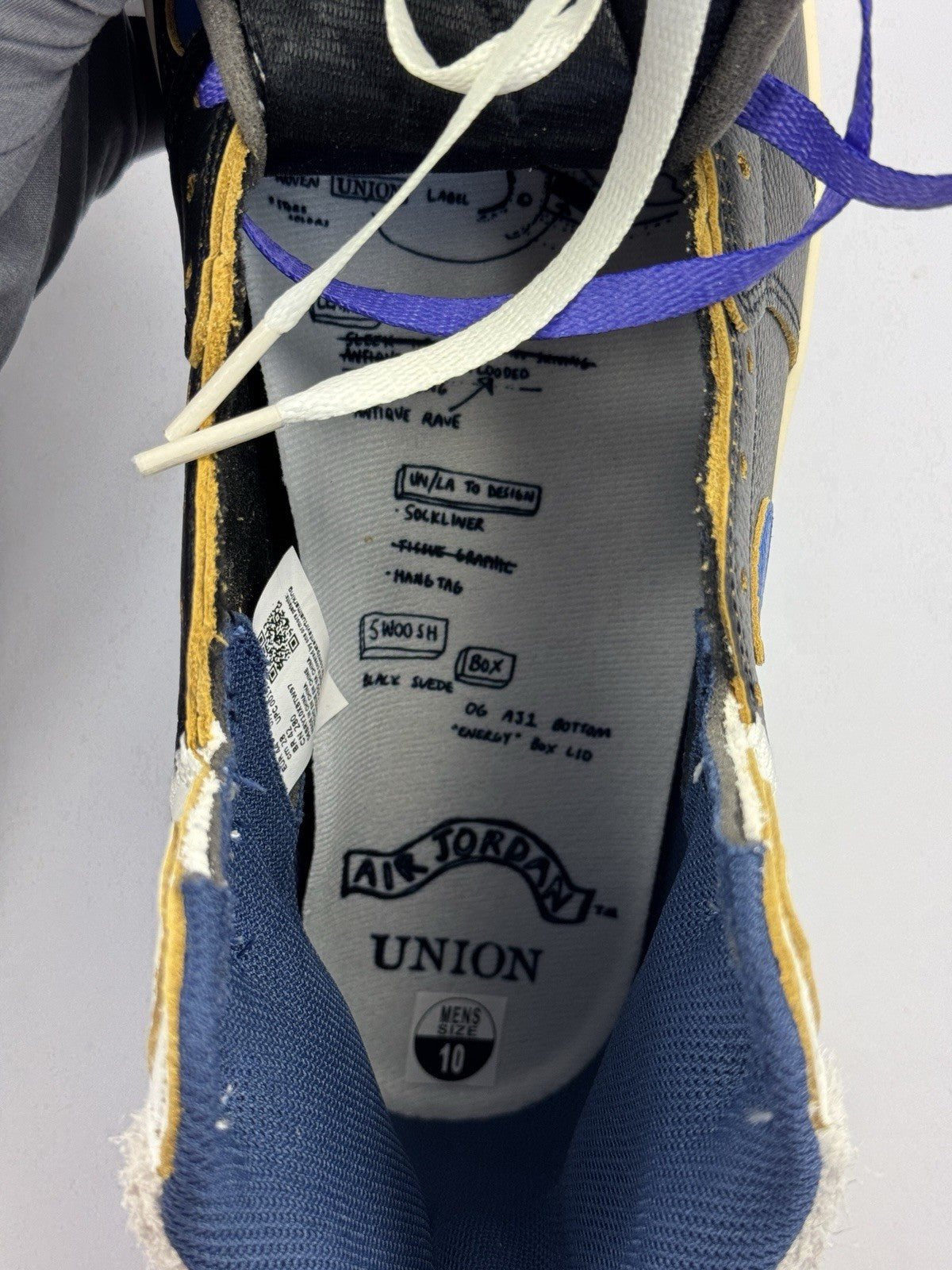 Nike Air Jordan 1 Retro High OG SP x Fragment Sneakers, photo 7