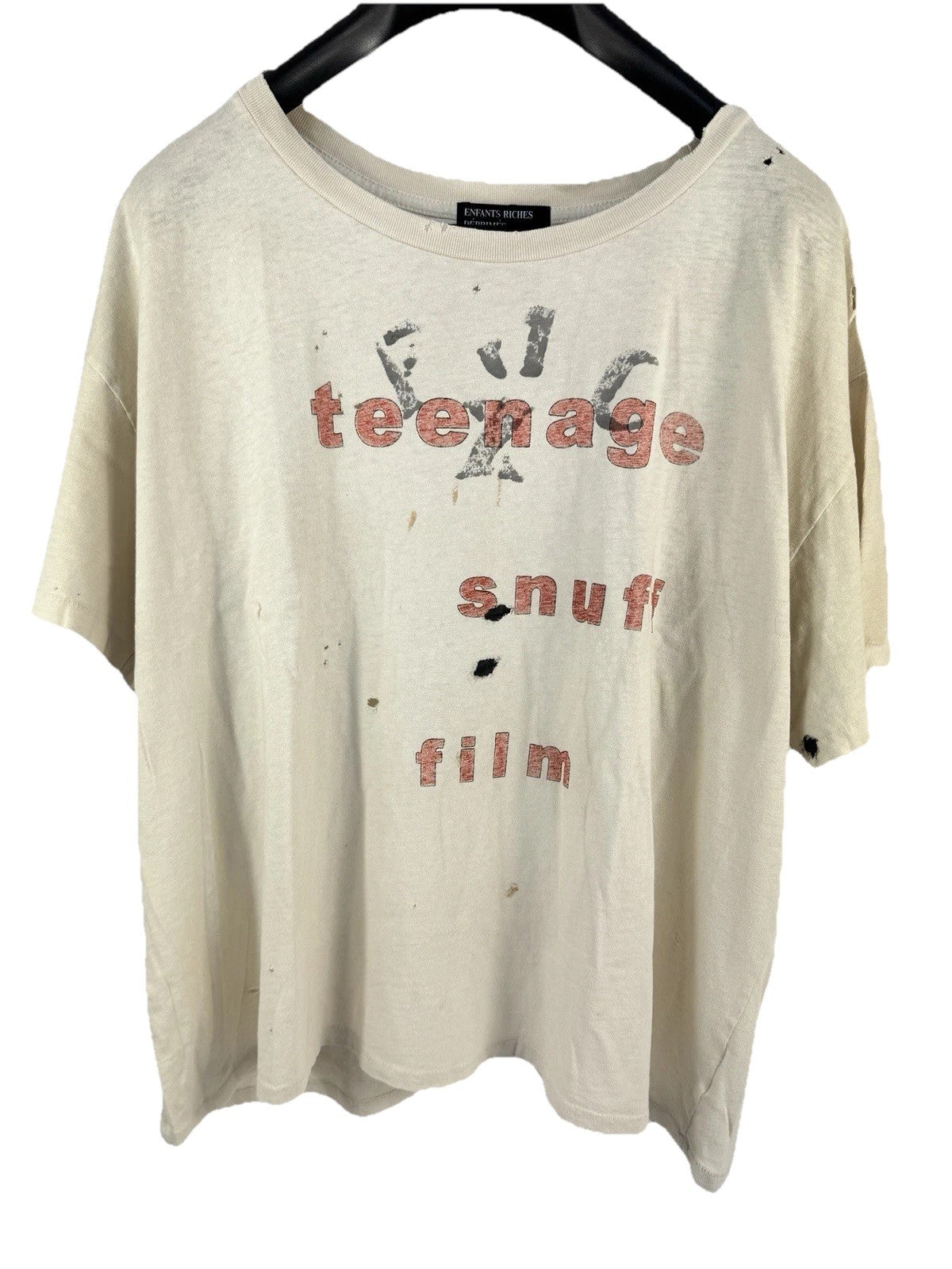 Enfants Riches Deprimes Teenage Stuff Army White T-Shirt, photo 3