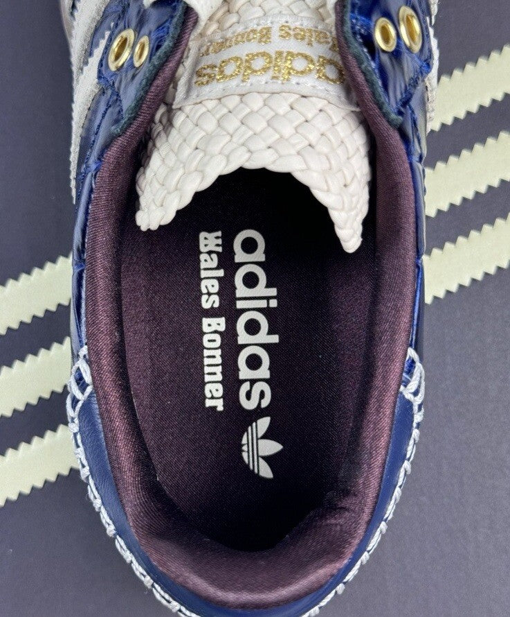 Adidas x Wales Bonner Samba Navy Croc Trainers, photo 12