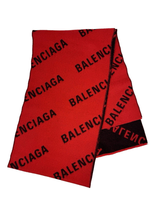 Balenciaga Logo Macro Allover Logo Scarf, photo 1