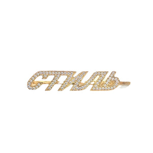 Heron Preston CTNMB Crystals Hair Pin, photo 1