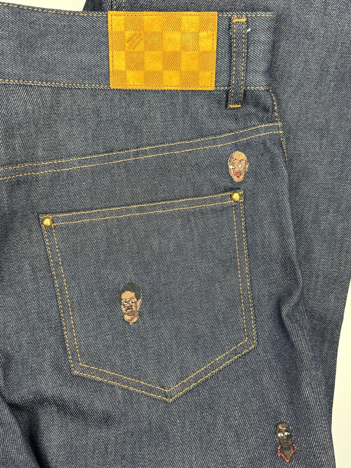 Louis Vuitton x Pharrell Henry Tyler Embroidered Jeans, photo 6