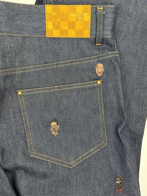 Louis Vuitton×Pharrellヘンリー・タイラー 刺繍入りジーンズ（写真6）