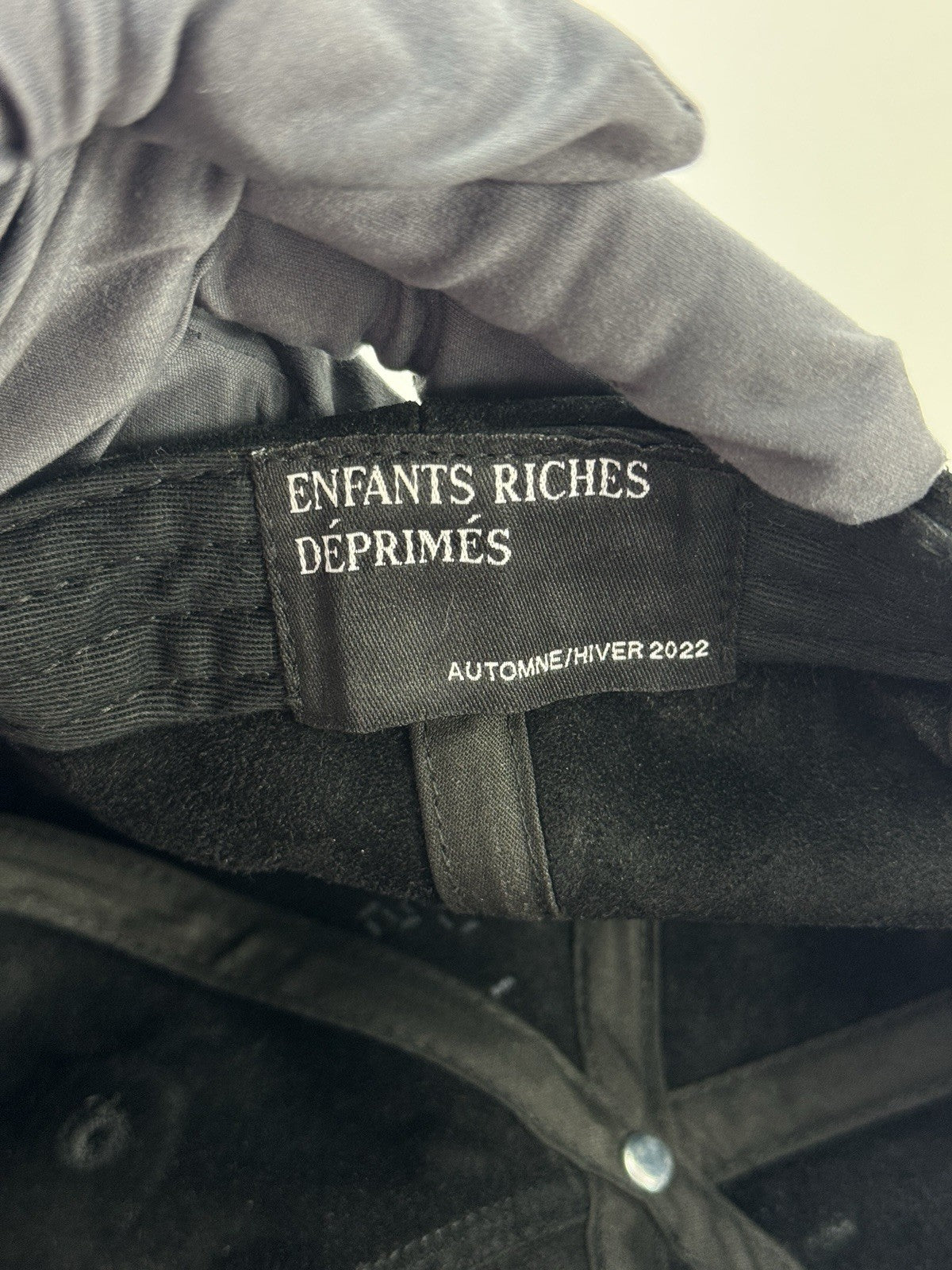 Enfants Riches Deprimes ERD Records Suede Cap, photo 6