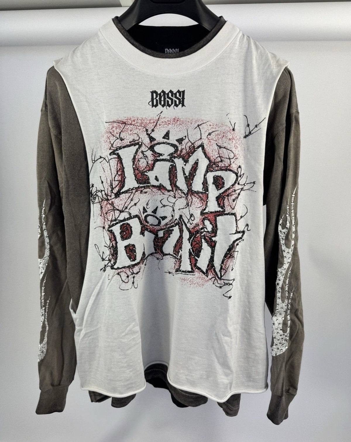 Bossi 1 of 1 Limp Bizkit Rhinestone Double Layered Vintage T-Shirt, photo 10